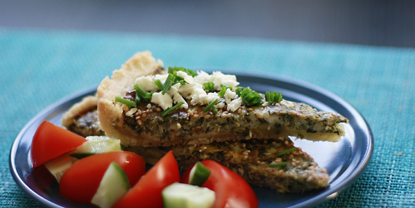 Feta-pinaatti-piirakka